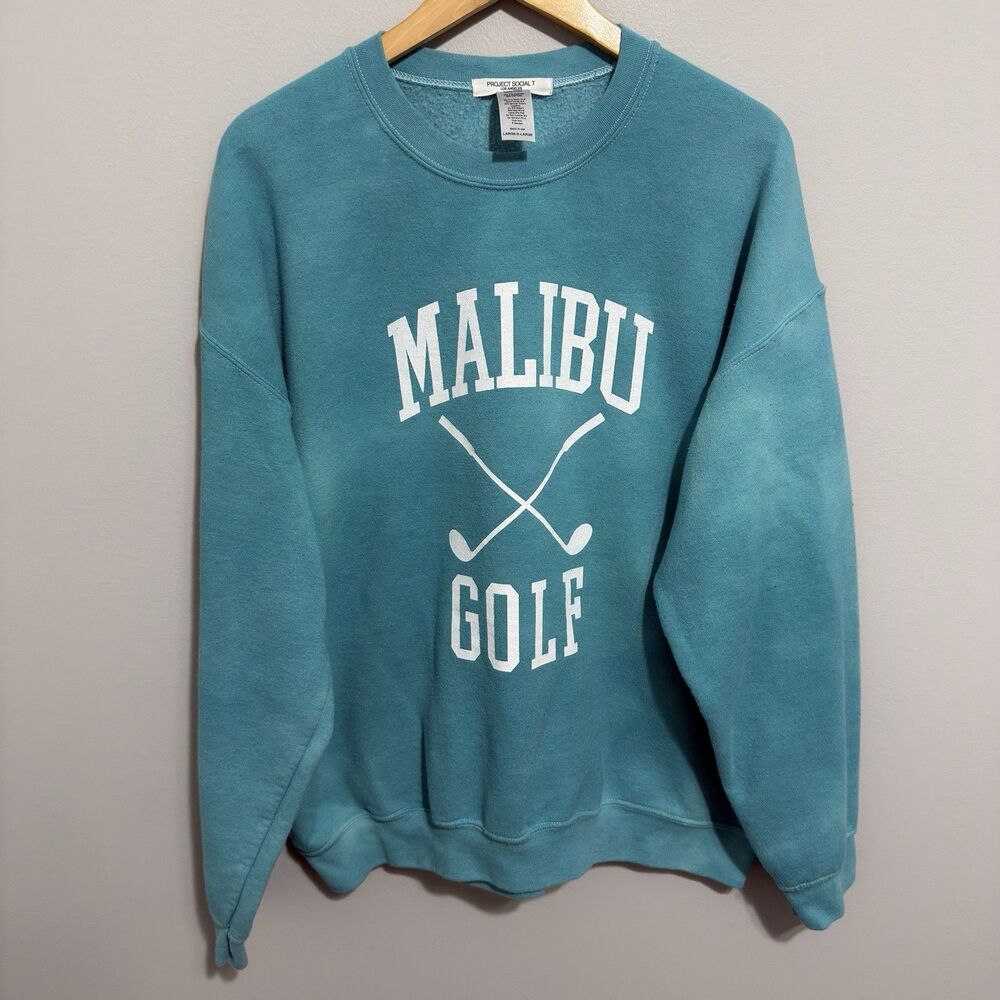 Project Social T Urban Outfitters Malibu Golf Crewneck Sweatshirt XL